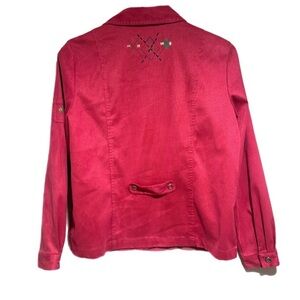 Vintage 90s ELCC Hot Pink Retro Jacket